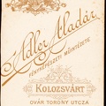 Ovár Torony utca 1-3., Adler Aladár fényképészeti műintézete.