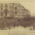 "Kossuth Lajos temetési menete a gyászhintóval az Erzsébet körúton. A felvétel 1894. április 1-én készült." A kép forrását kérjük így adja meg: Fortepan / Budapest Főváros Levéltára. Levéltári jelzet: HU.BFL.XV.19.d.1.04.014