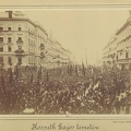 "Kossuth Lajos temetési menete az Erzsébet körúton. A felvétel 1894. április 1-én készült." A kép forrását kérjük így adja meg: Fortepan / Budapest Főváros Levéltára. Levéltári jelzet: HU.BFL.XV.19.d.1.04.016
