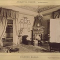 Asbóth János kastélyának dolgozószobája. A felvétel 1895-1899 között készült. A kép forrását kérjük így adja meg: Fortepan / Budapest Főváros Levéltára. Levéltári jelzet: HU.BFL.XV.19.d.1.12.124