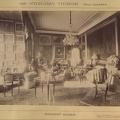 Andrássy Tivadar gróf barokk kastélyának dolgozószobája. A felvétel 1895-1899 között készült. A kép forrását kérjük így adja meg: Fortepan / Budapest Főváros Levéltára. Levéltári jelzet: HU.BFL.XV.19.d.1.12.191