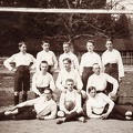 Császári és Királyi Katonai Főreáliskola (ma Martin Kaszárnya), futballcsapat a sportpályán.