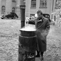 Rét utca 41-43. Pécsi Tanonciskola (ma Angster József Szakképző Iskola) udvara.