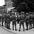 Fő (Hanisz) tér, balra a Mátyás király utca torkolata.