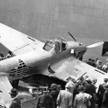 Szovjet IL-2 Sturmovik csatarepülőgép roncsa.