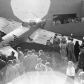 Szovjet IL2 Sturmovik csatarepülőgép roncsa.