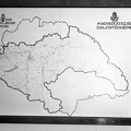 Magyar Dalos Egyesületek Oszágos Szövetségének dalostérképe.