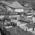 Mátyásföld, Újszász utca 41-43. A Magyar Királyi Honvéd gépkocsiszertár díszudvara.