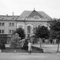 Fő tér (Horthy Miklós tér), Három Rózsa szálloda.