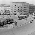 Nyugati (Marx) tér a Nyugati pályaudvar felől nézve.