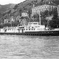 Hotel Schloss Dürnstein a Dunáról nézve.